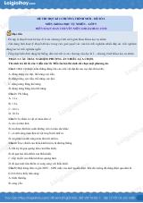 Đề thi học kì 1 KHTN 9 Kết nối tri thức - Đề số 2